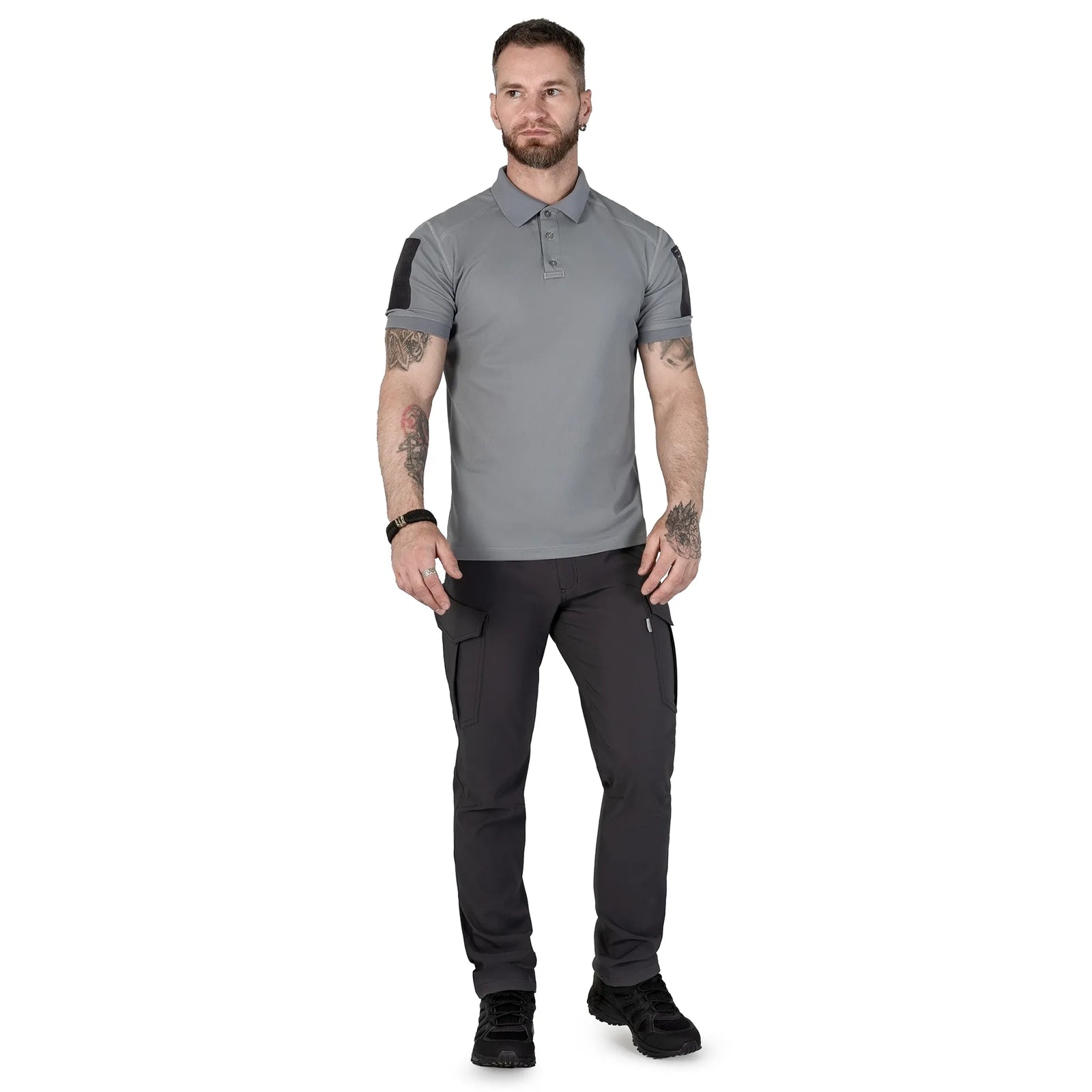 Patrol 2.0 (perf.) CoolPass Pique LT Polo Gray