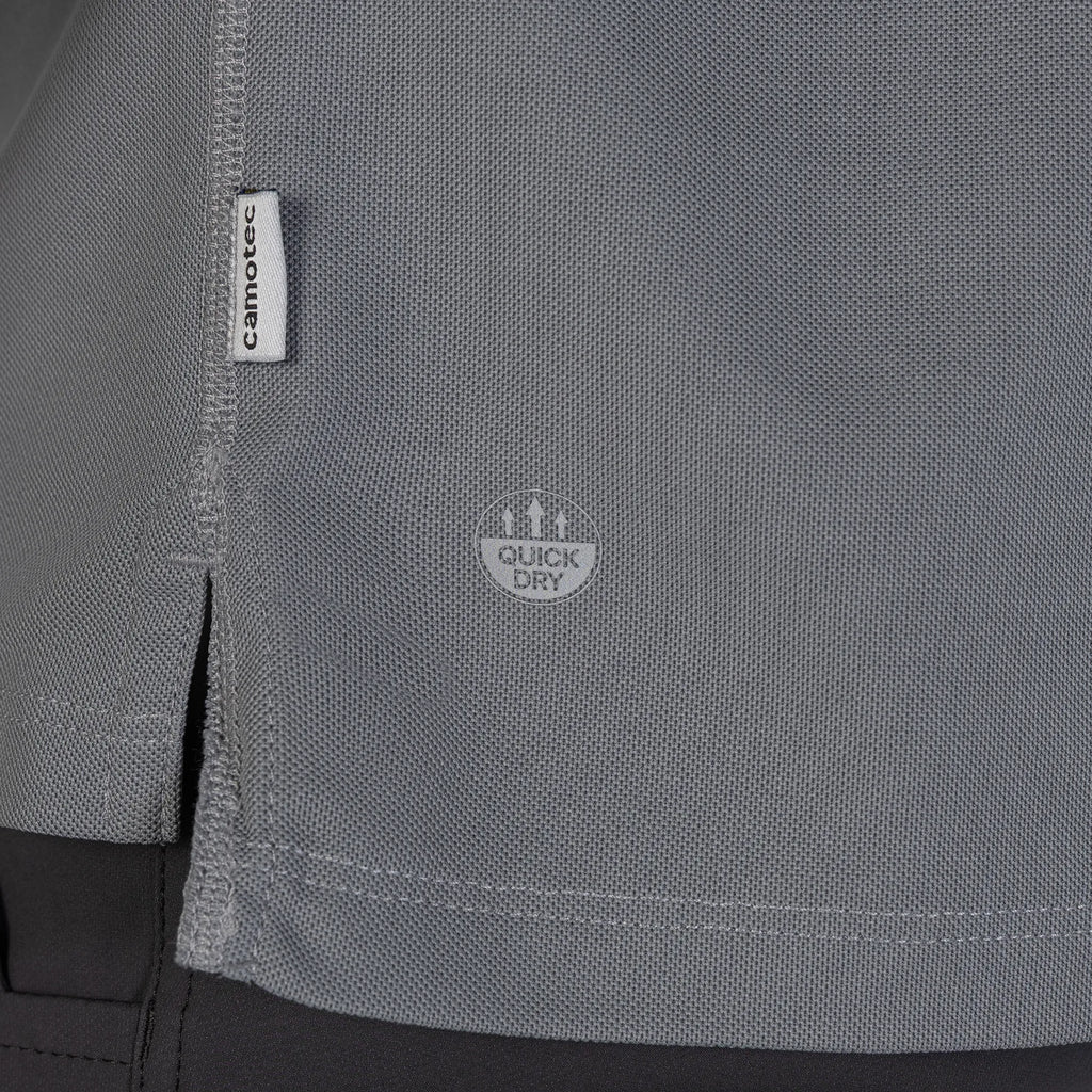 Patrol 2.0 (perf.) CoolPass Pique LT Polo Gray
