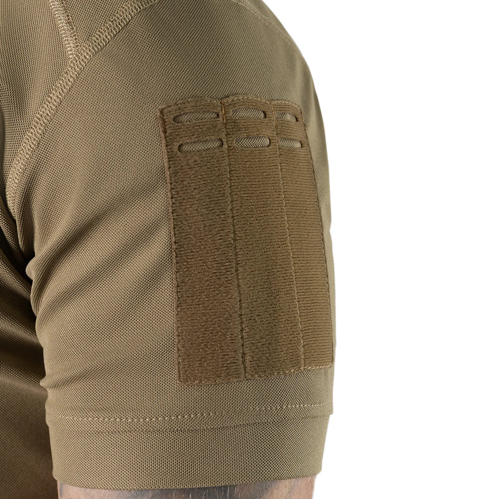 Patrol 2.0 (perf.) CoolPass Pique LT Polo Tan