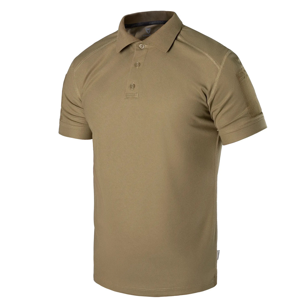 Patrol 2.0 (perf.) CoolPass Pique LT Polo Tan