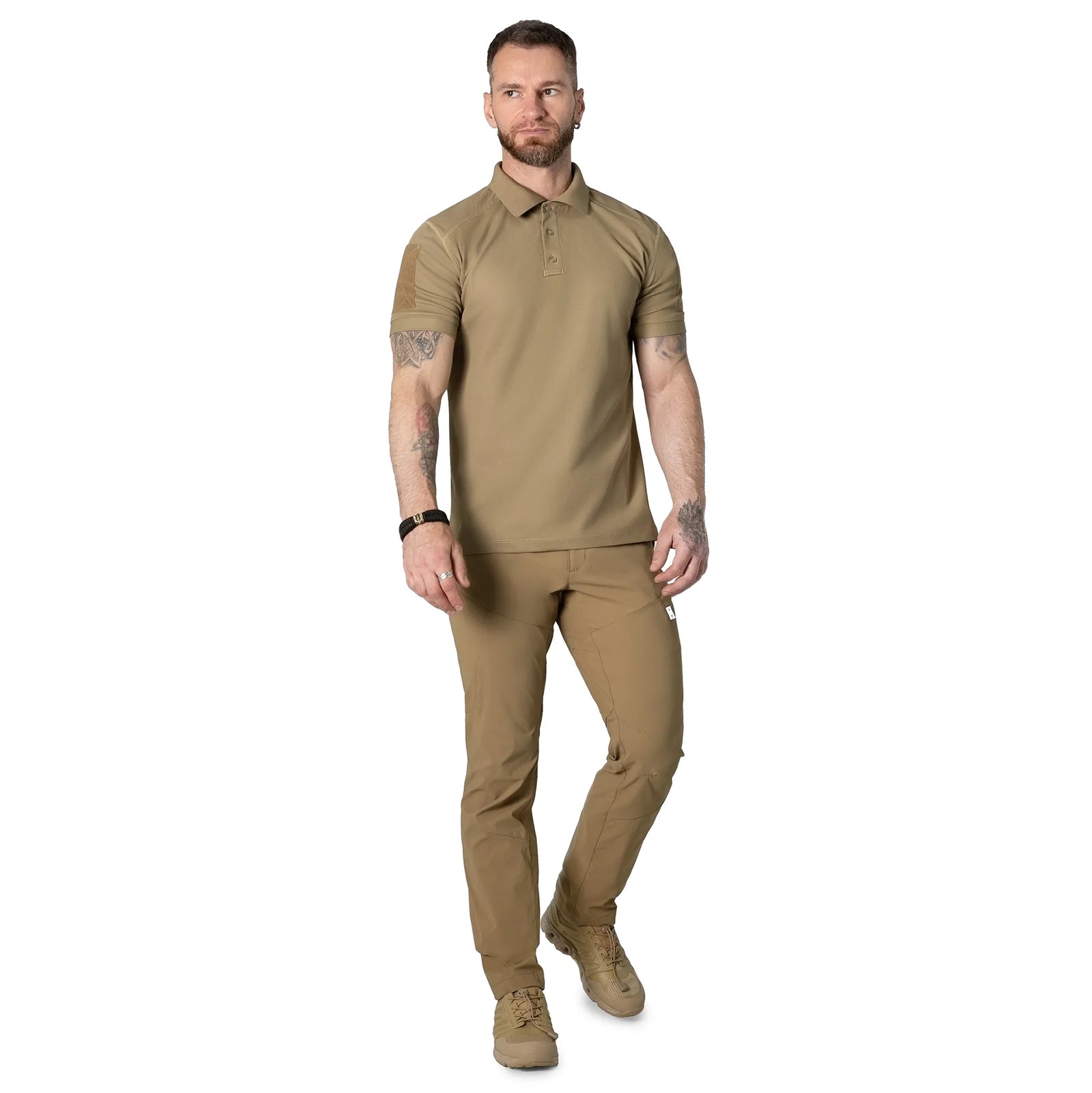 Patrol 2.0 (perf.) CoolPass Pique LT Polo Tan