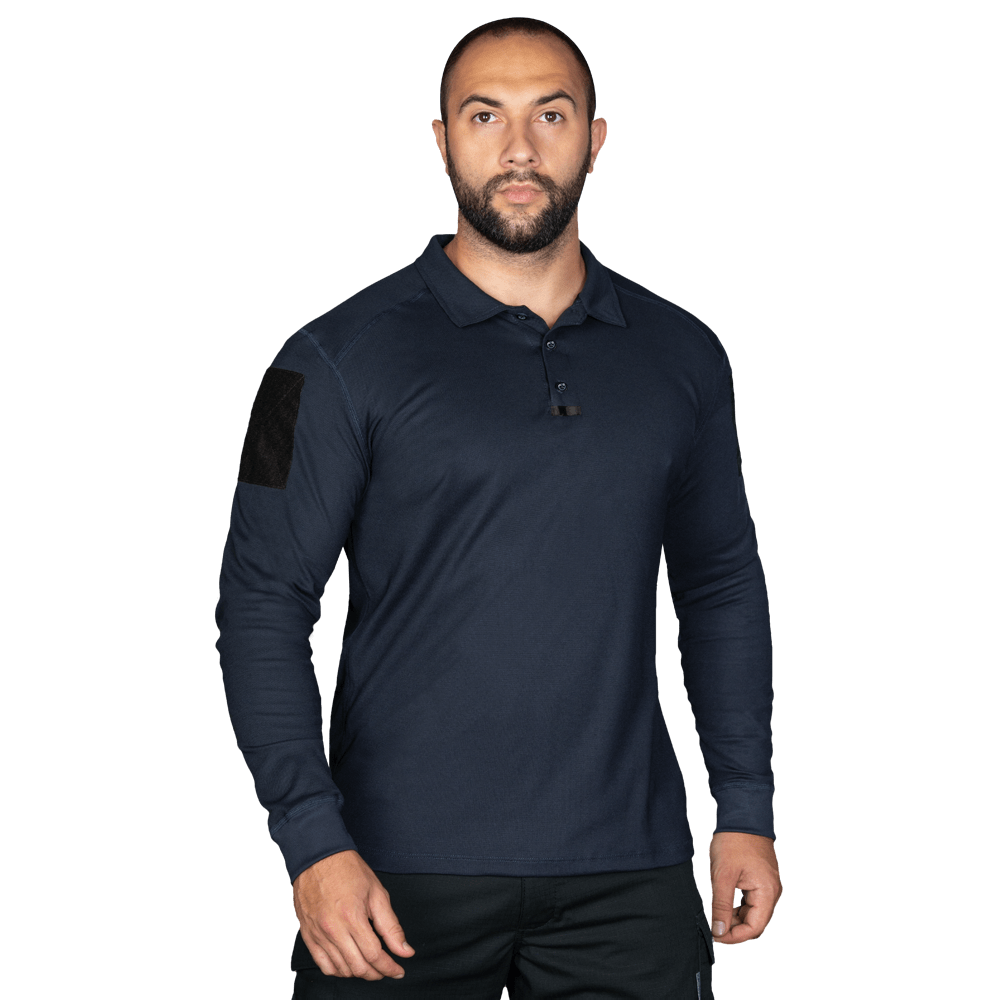 Patrol Long LT Polo Dark Blue
