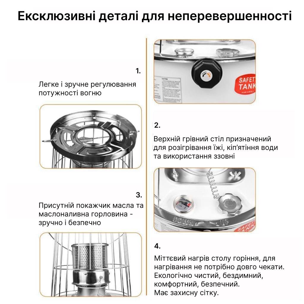 Portable kerosene heater