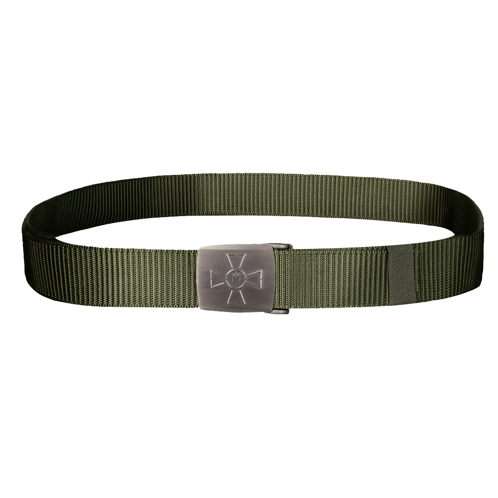 Poloz Belt Cross/Emblem Olive