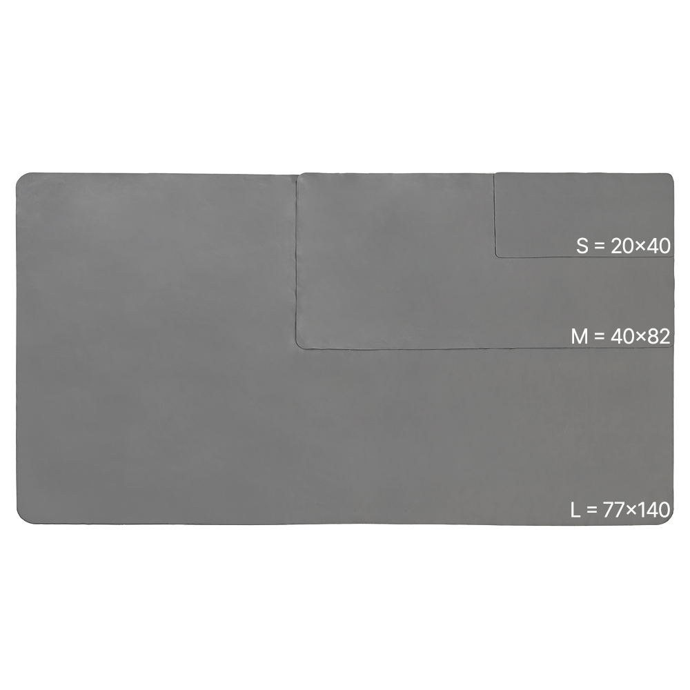 Towel Tourist S Grey