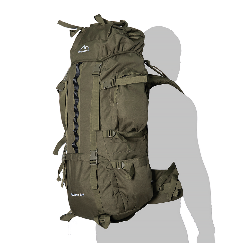 BigBag 80L Oxford Backpack Olive
