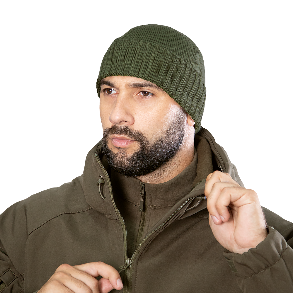 Watch Cap Merino Olive