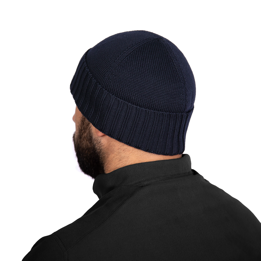 Watch Cap Merino Dark Blue