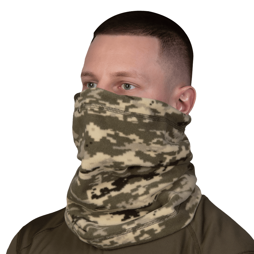 Basic Fix Polar Fleece Neck Gaiter Pixel