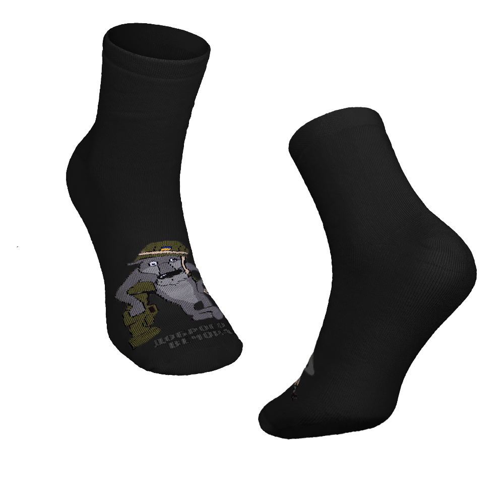 Socks Once Upon a Dog Black