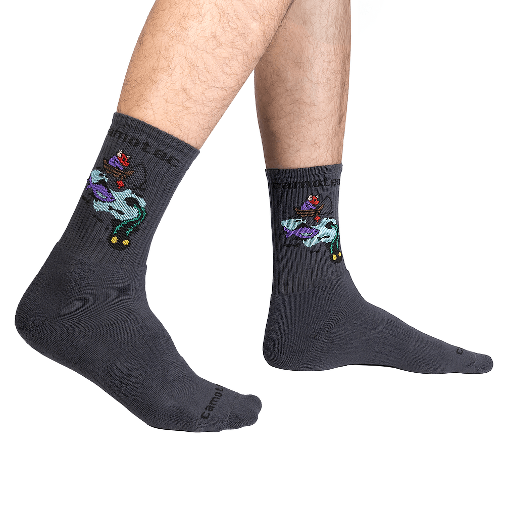 LongFull Fishing LE Socks (limited edition) Dark Gray