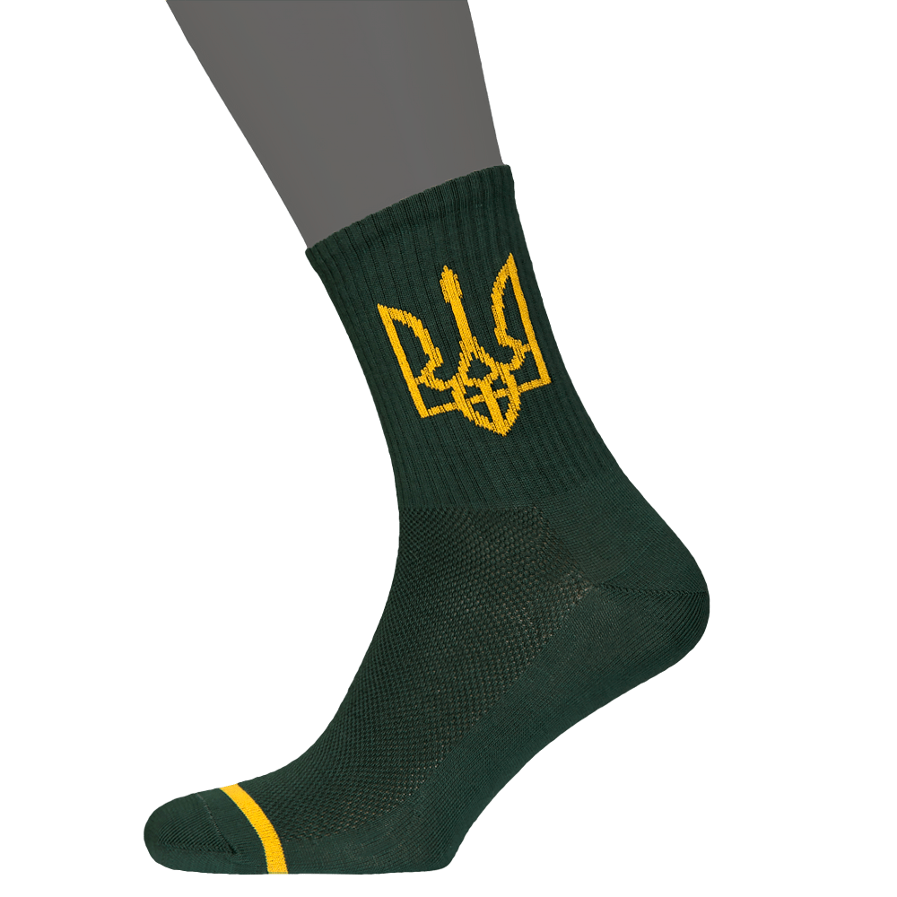 Trident Dark Green Socks