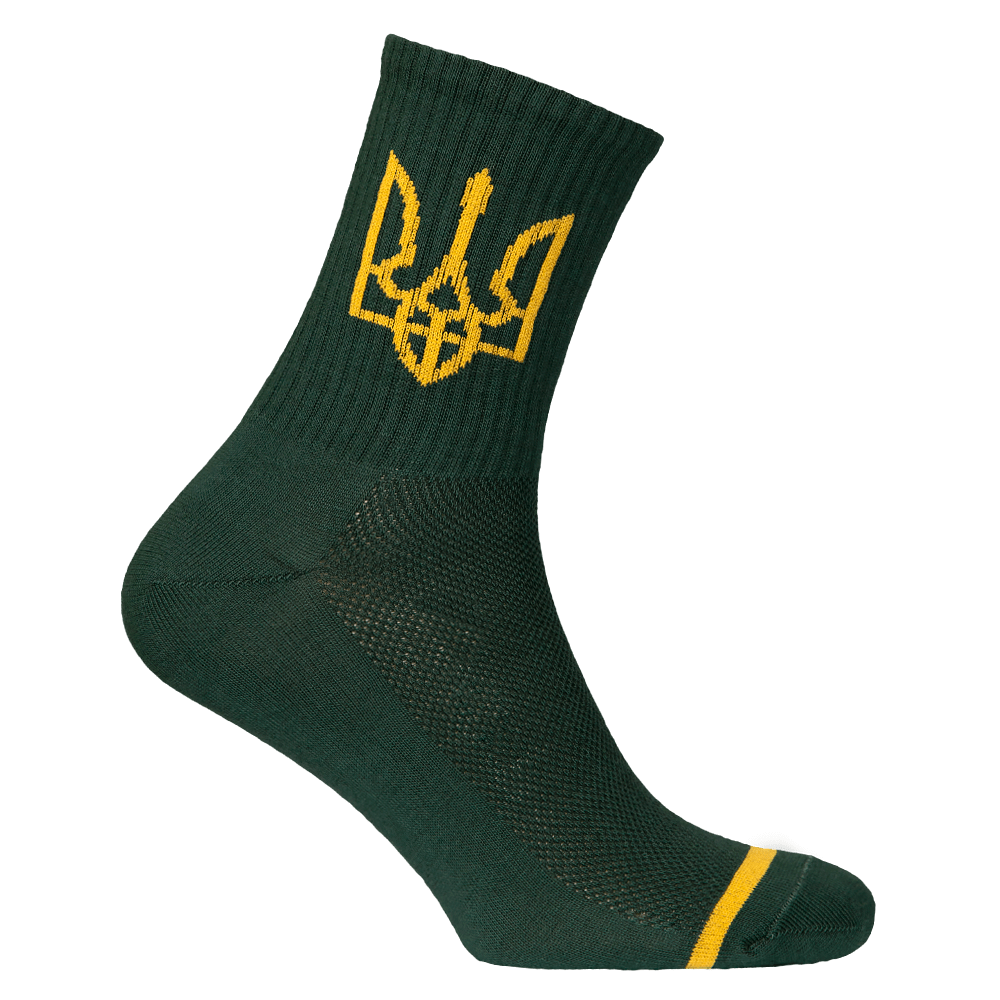 Trident Dark Green Socks