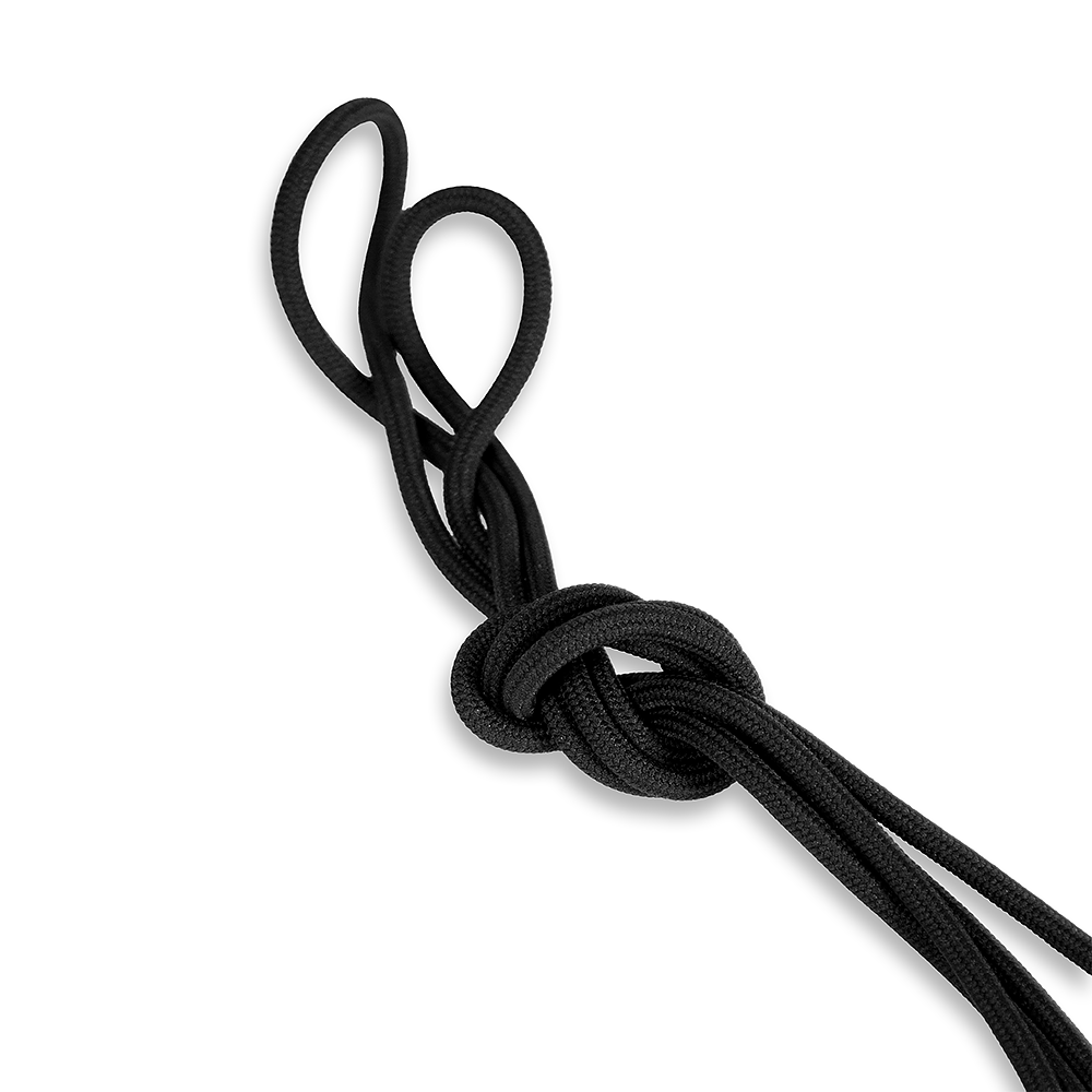 Laces Round Black