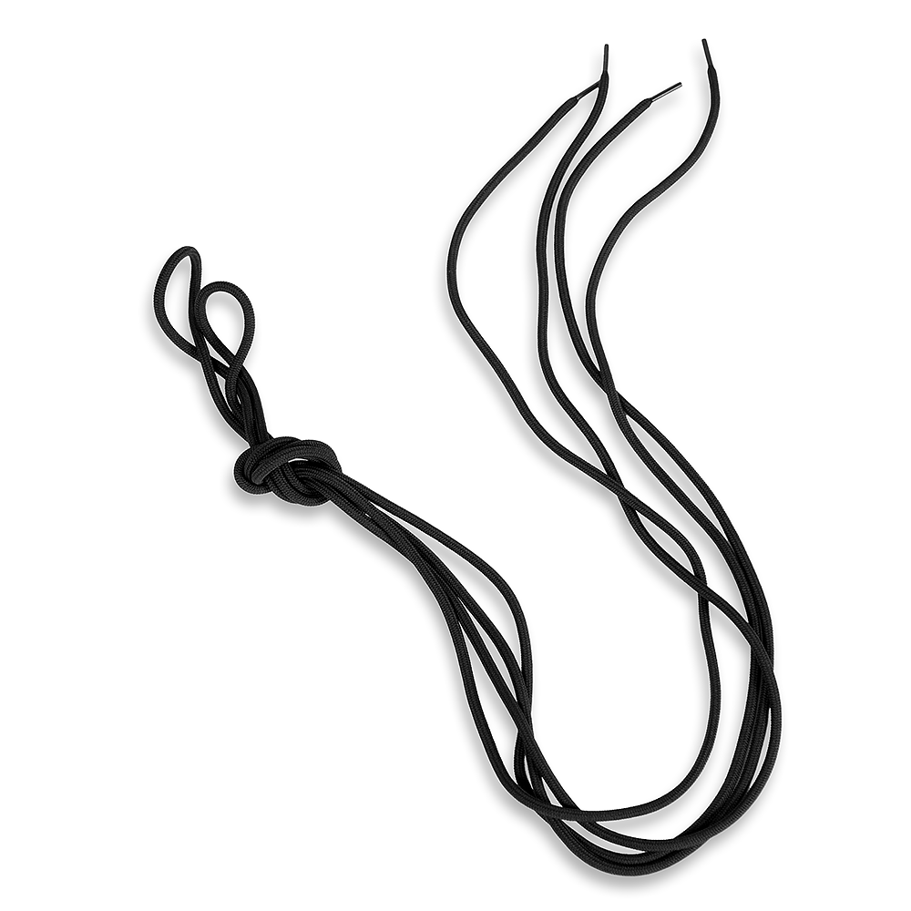 Laces Round Black