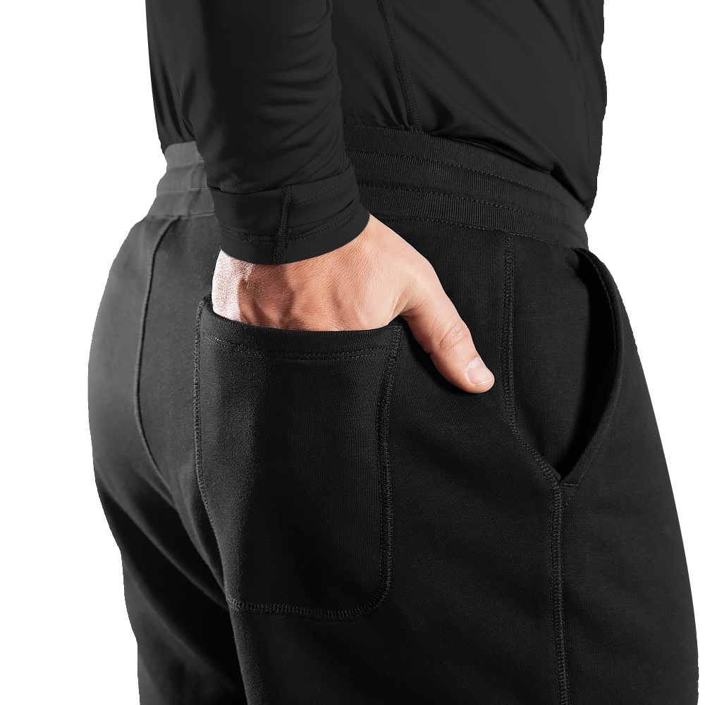 FitPro Cotton Black Shorts