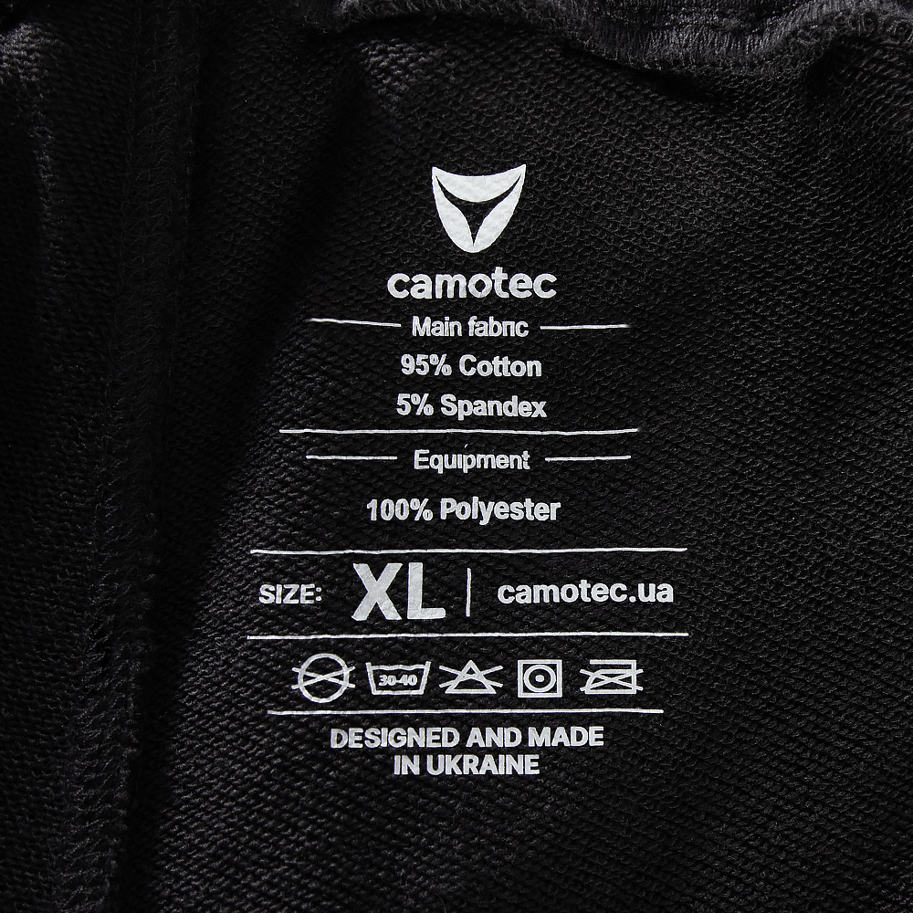 FitPro Cotton Black Shorts