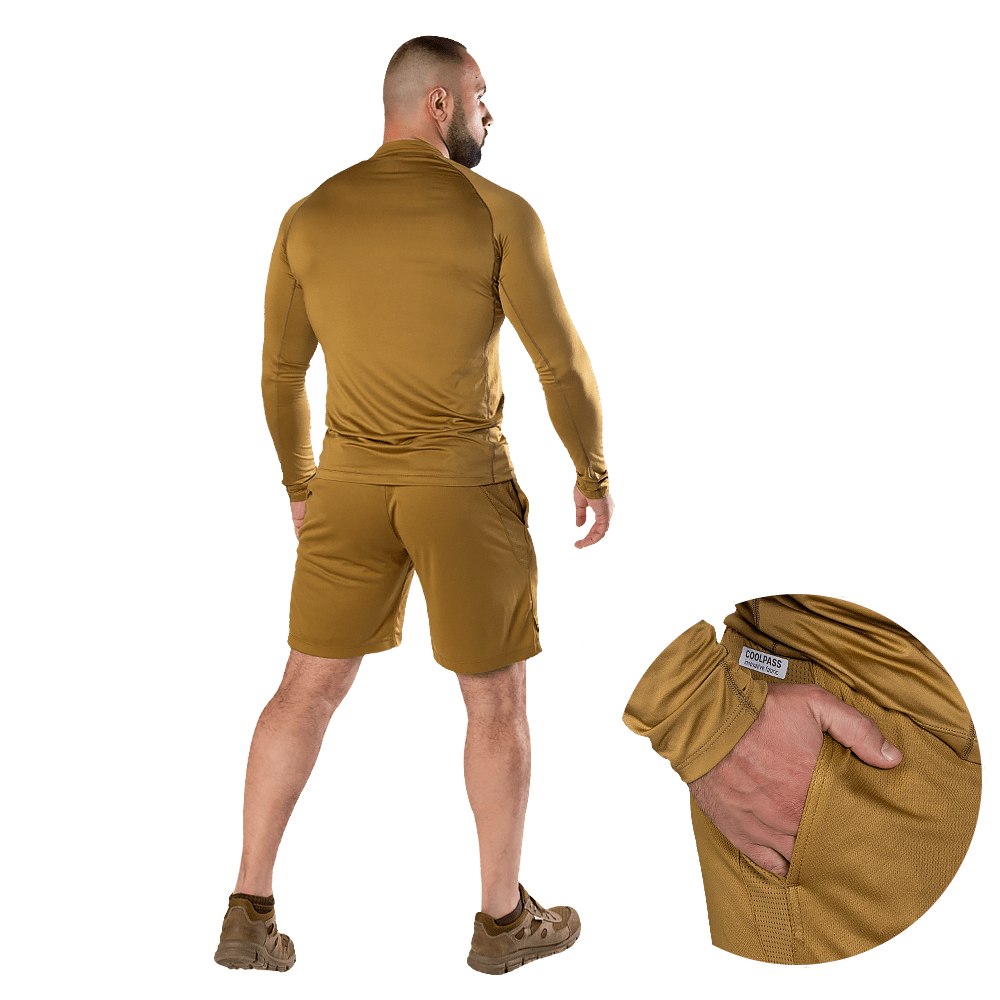 AeroFit CoolPass Coyote Shorts