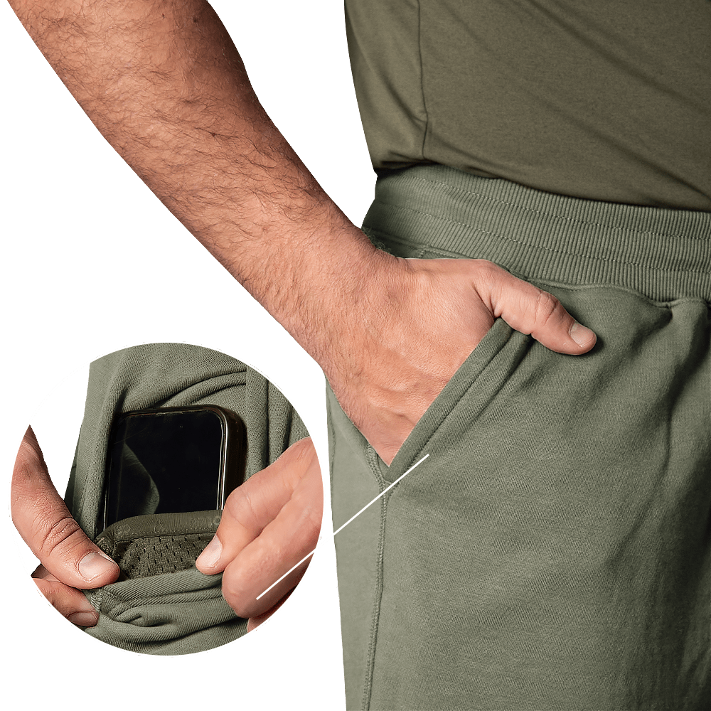 FitPro Cotton Khaki Shorts