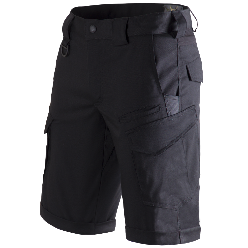 Savannah Extreme Flex Canvas Black Shorts