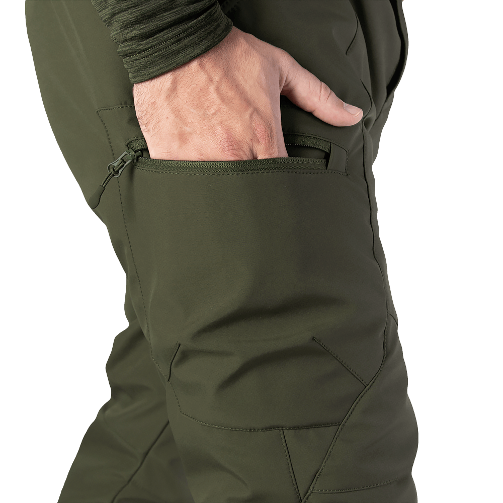 SoftShell Winter Pants Olive