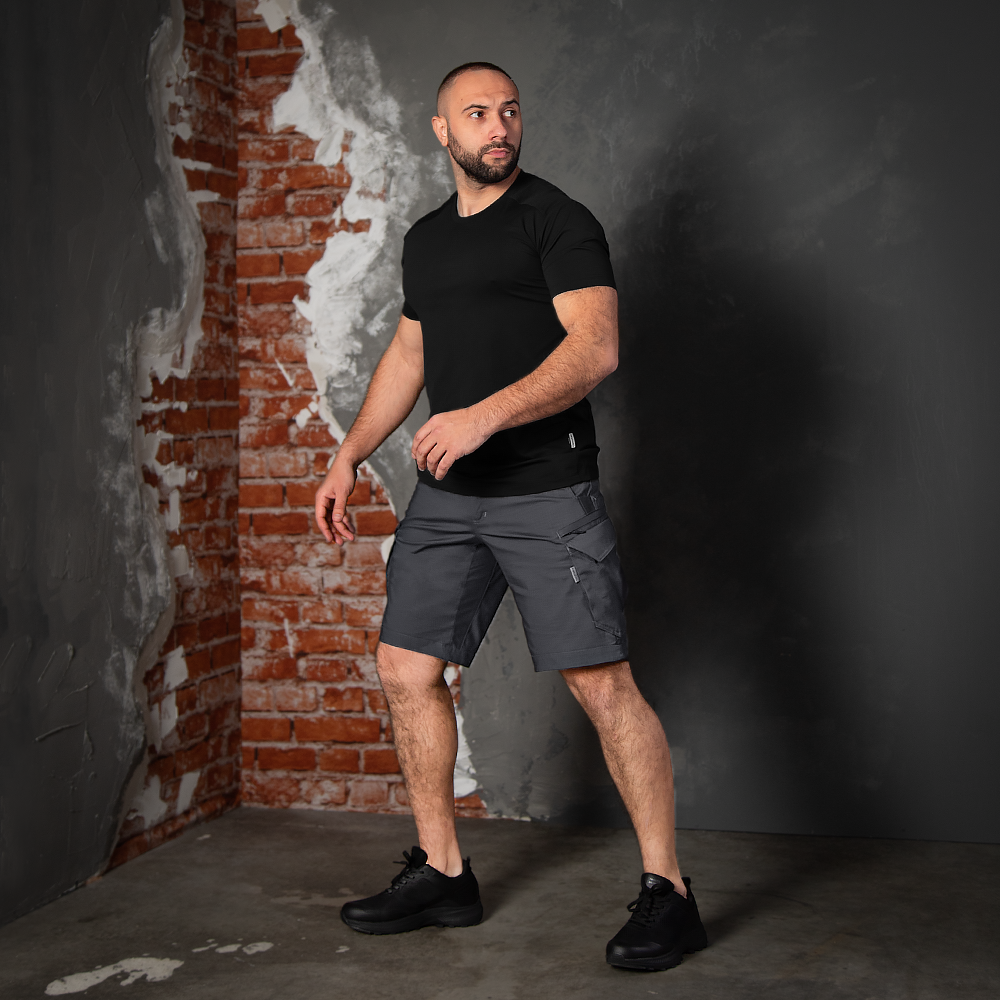 Hertz Rip-Stop Stretch Graphite Shorts