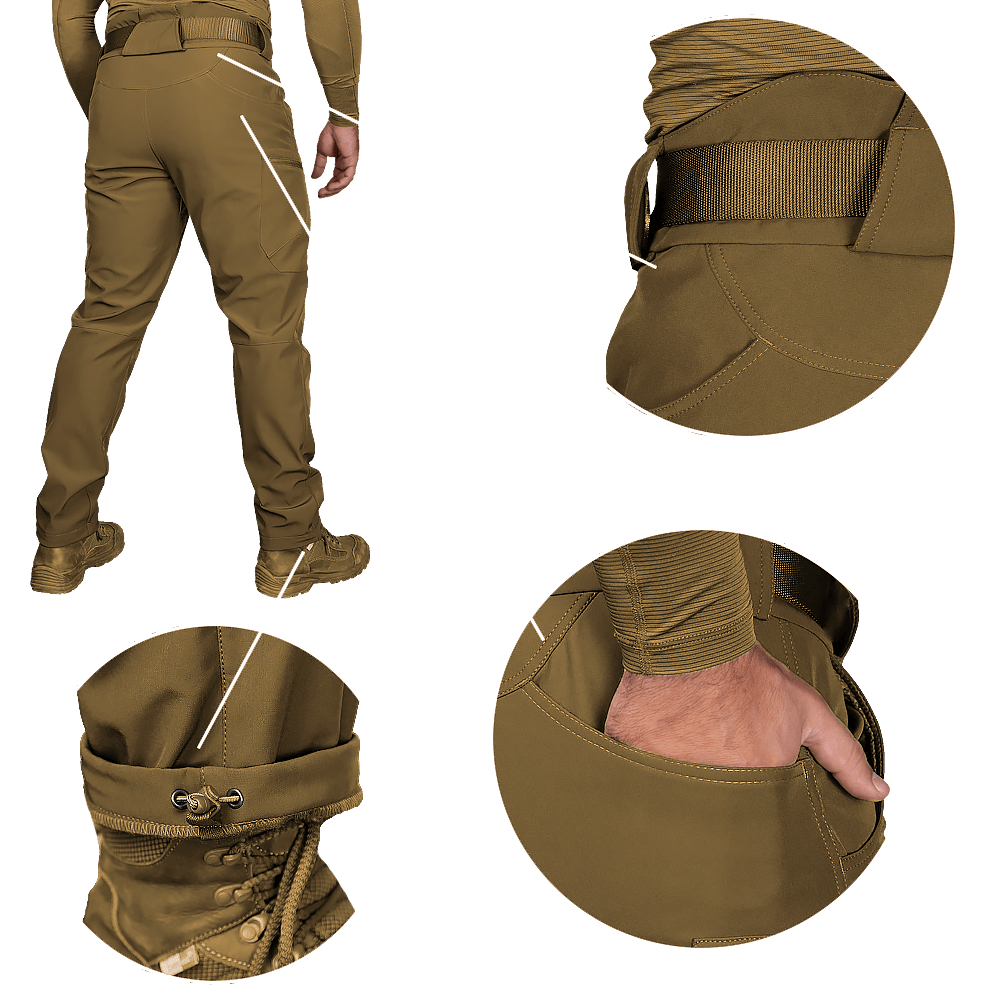 SoftShell Vent Pants Coyote