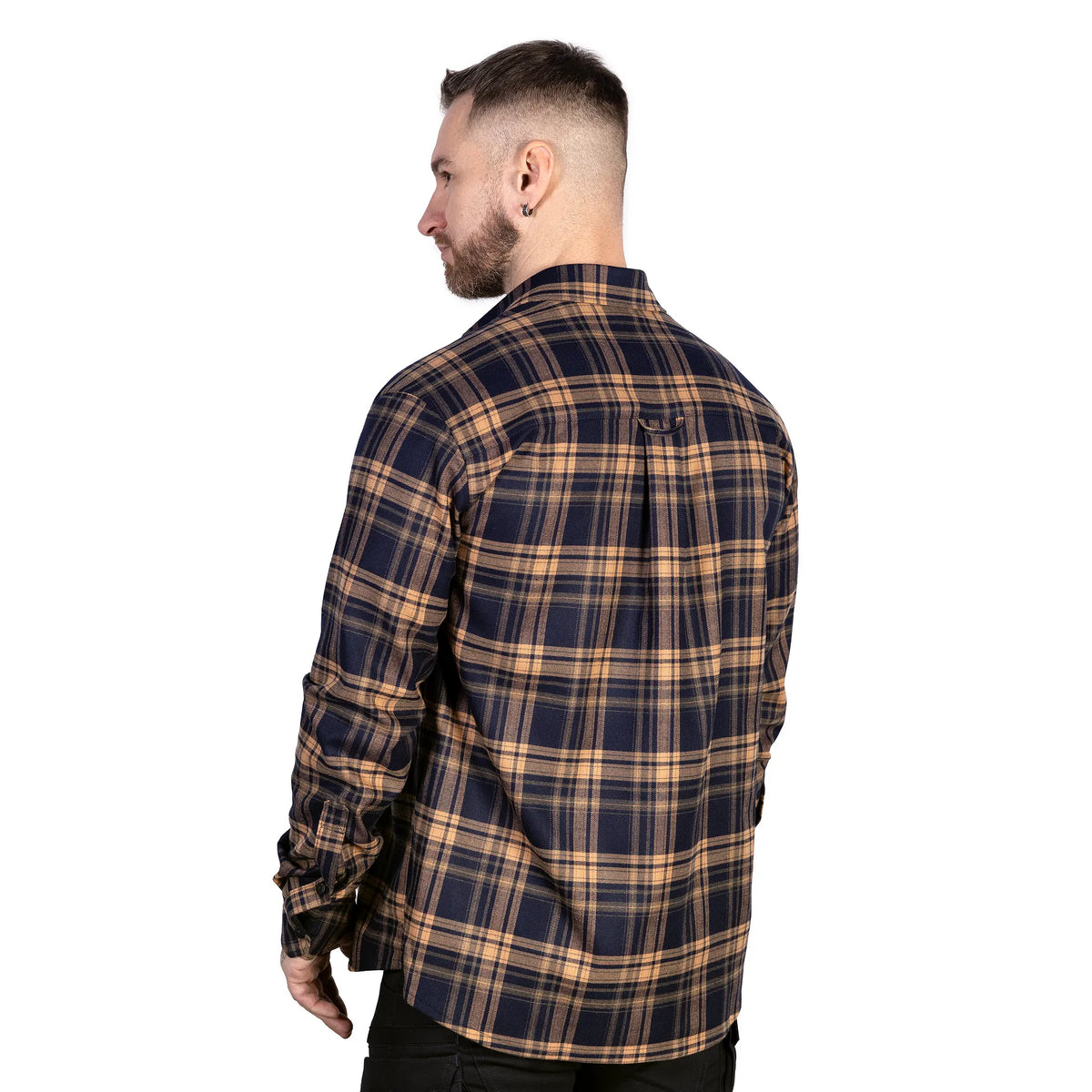 "Bureviy" Shirt Orange/Navy