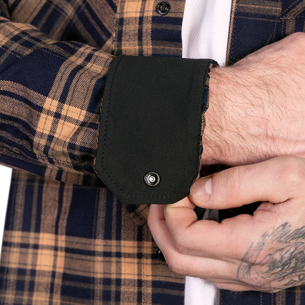 "Bureviy" Shirt Orange/Navy