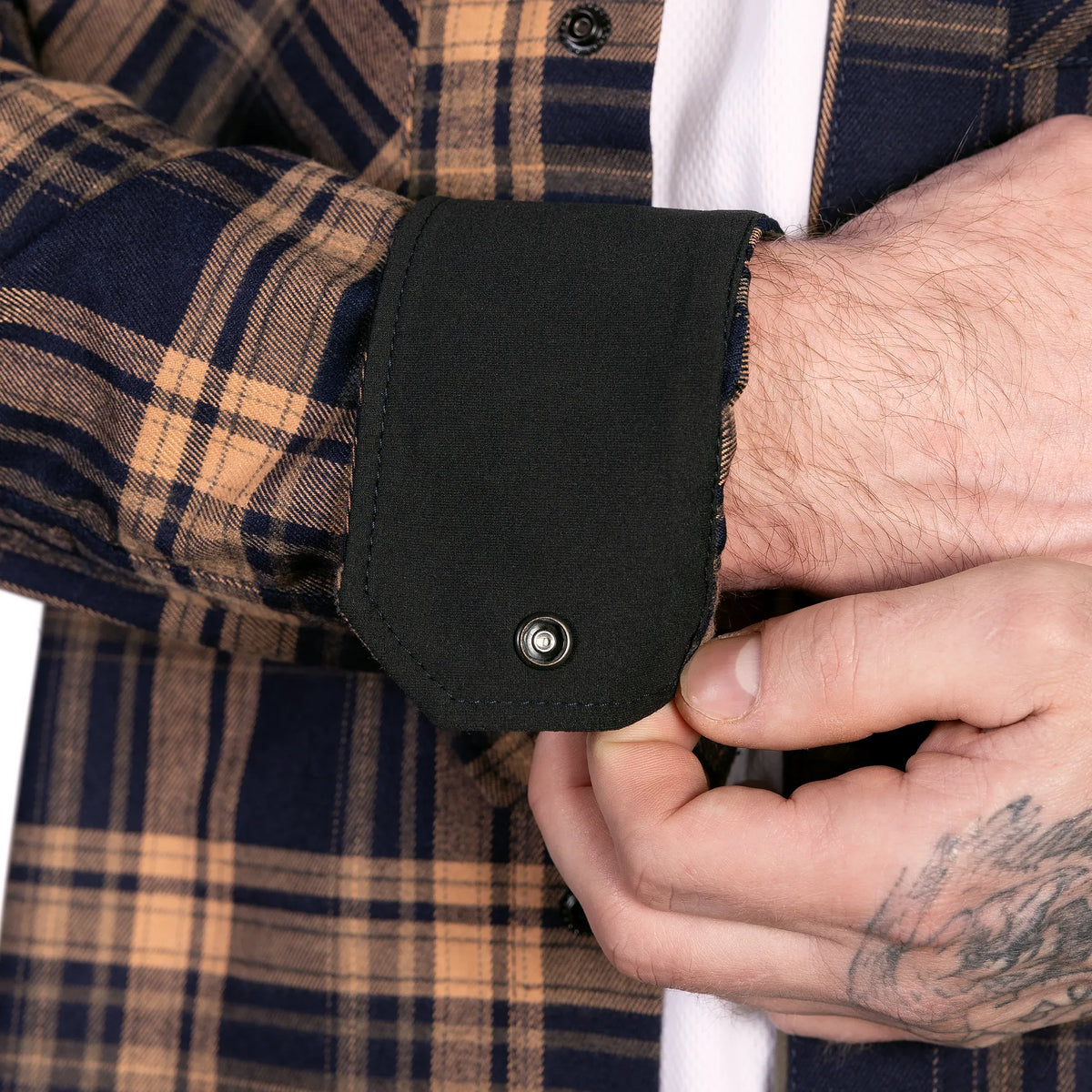 "Bureviy" Shirt Orange/Navy
