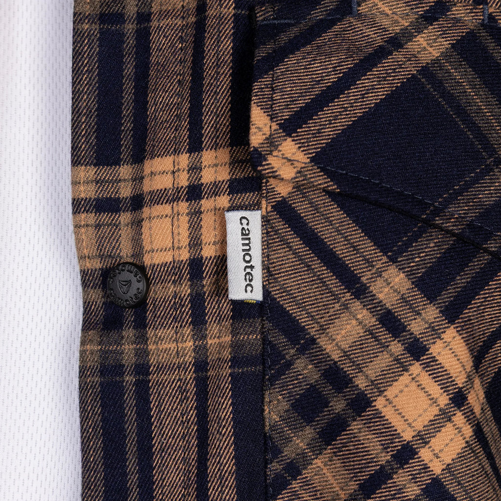"Bureviy" Shirt Orange/Navy