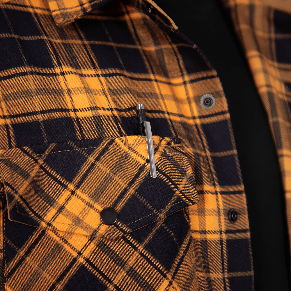 Shirt “Bureviy” Orange/Black