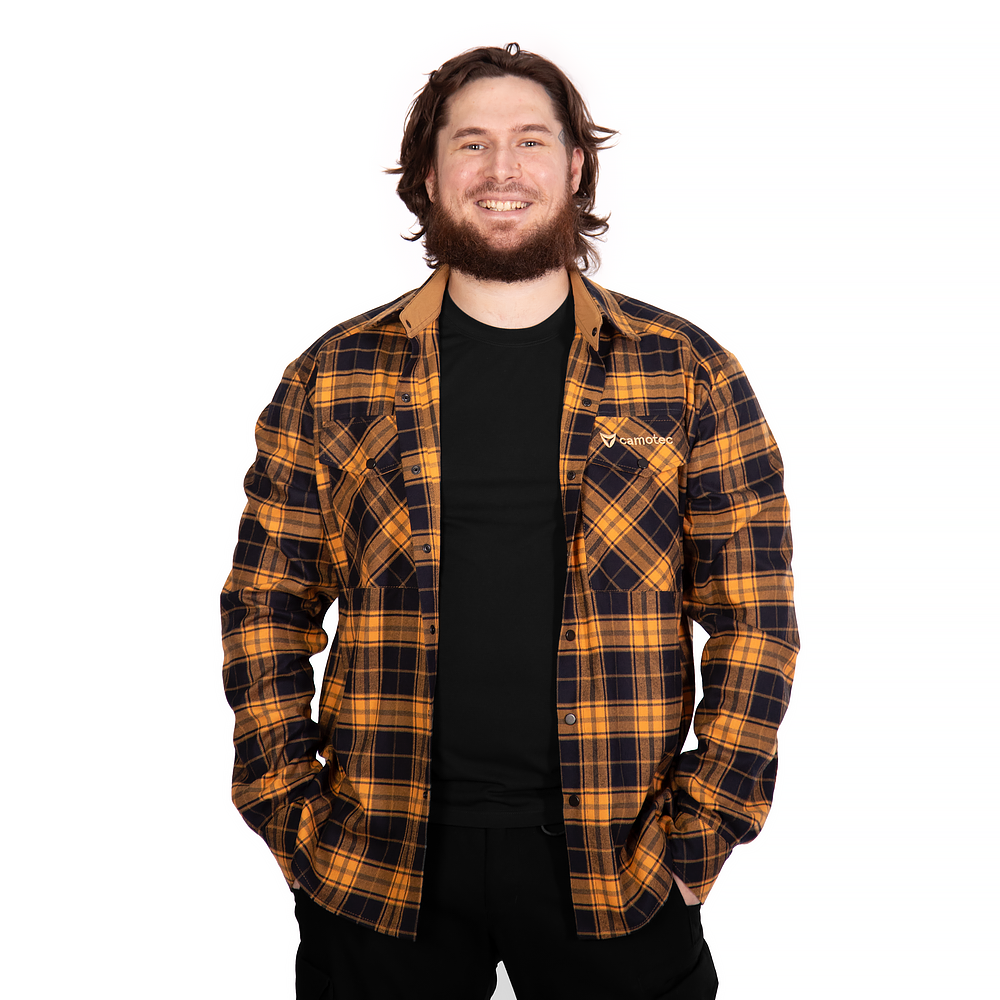Shirt “Bureviy” Orange/Black