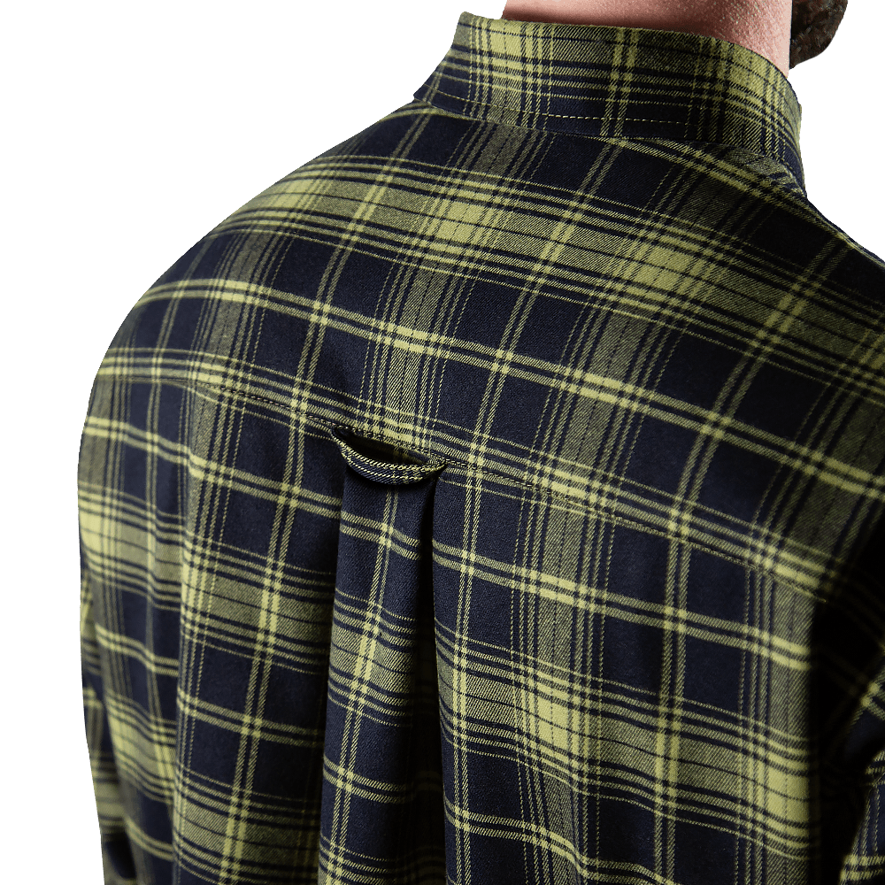 Сорочка “Буревій” (Logo Tan) Lime Green/Navy