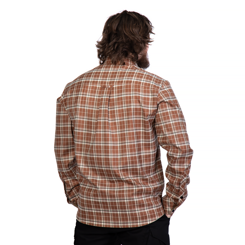 Shirt “Bureviy” Sand/White
