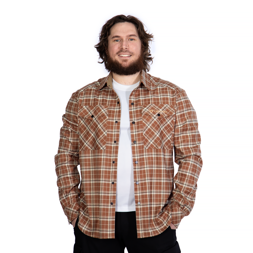 Shirt “Bureviy” Sand/White