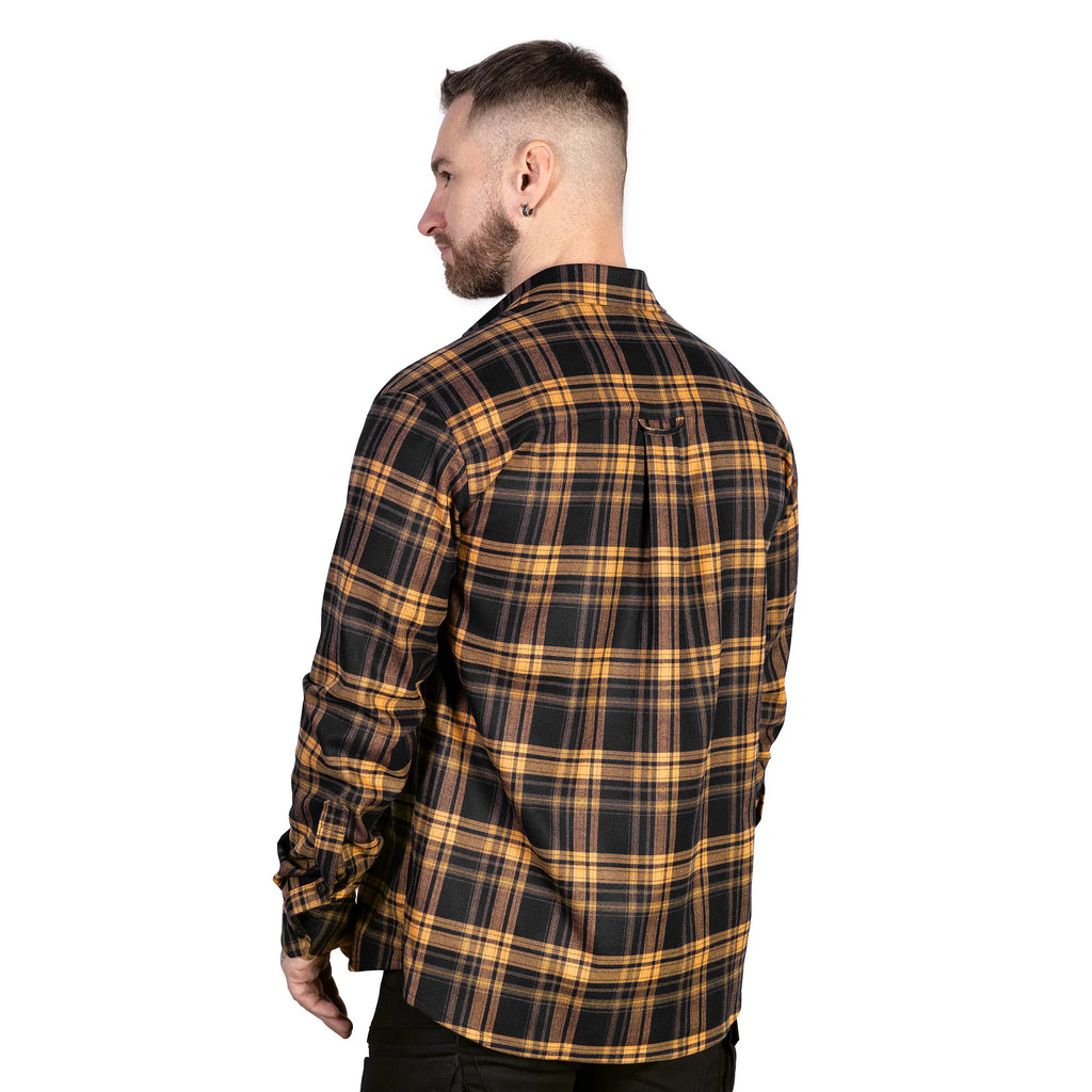 "Bureviy" Shirt Orange/Black
