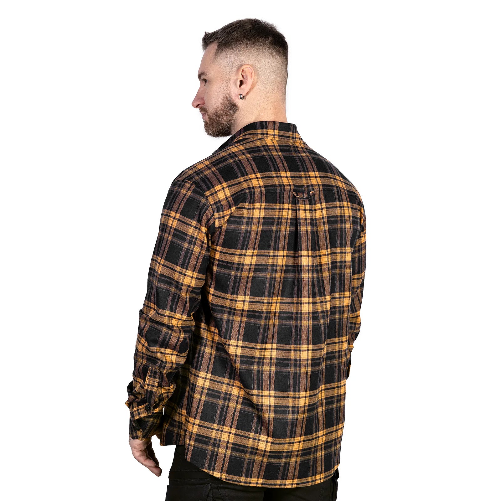 "Bureviy" Shirt Orange/Black