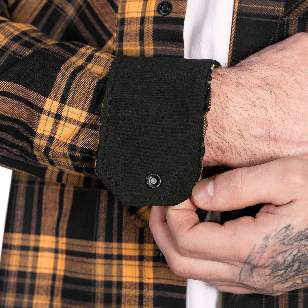 "Bureviy" Shirt Orange/Black