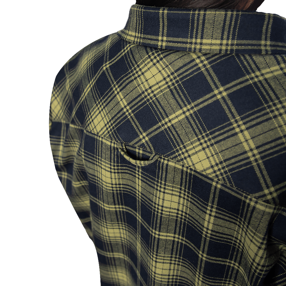Pani Shirt "Bureviy" (Logo Tan) Lime Green/Navy