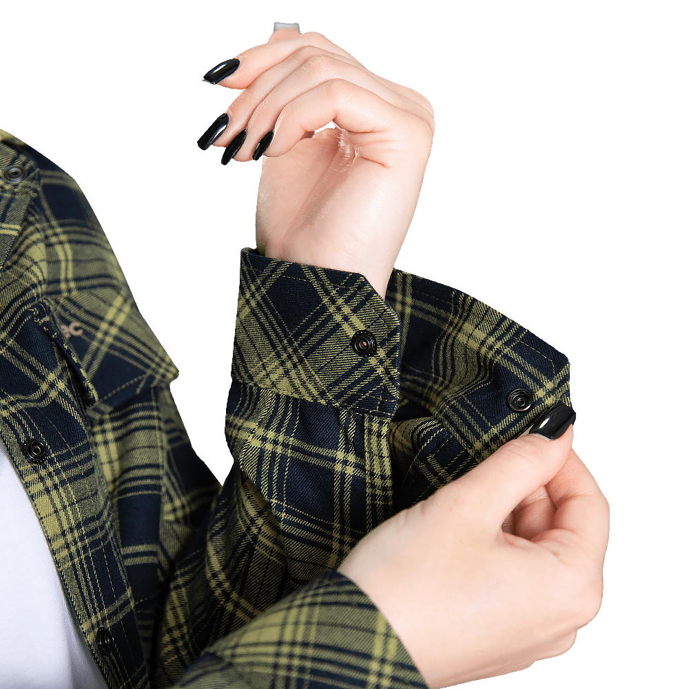 Pani Shirt "Bureviy" (Logo Tan) Lime Green/Navy
