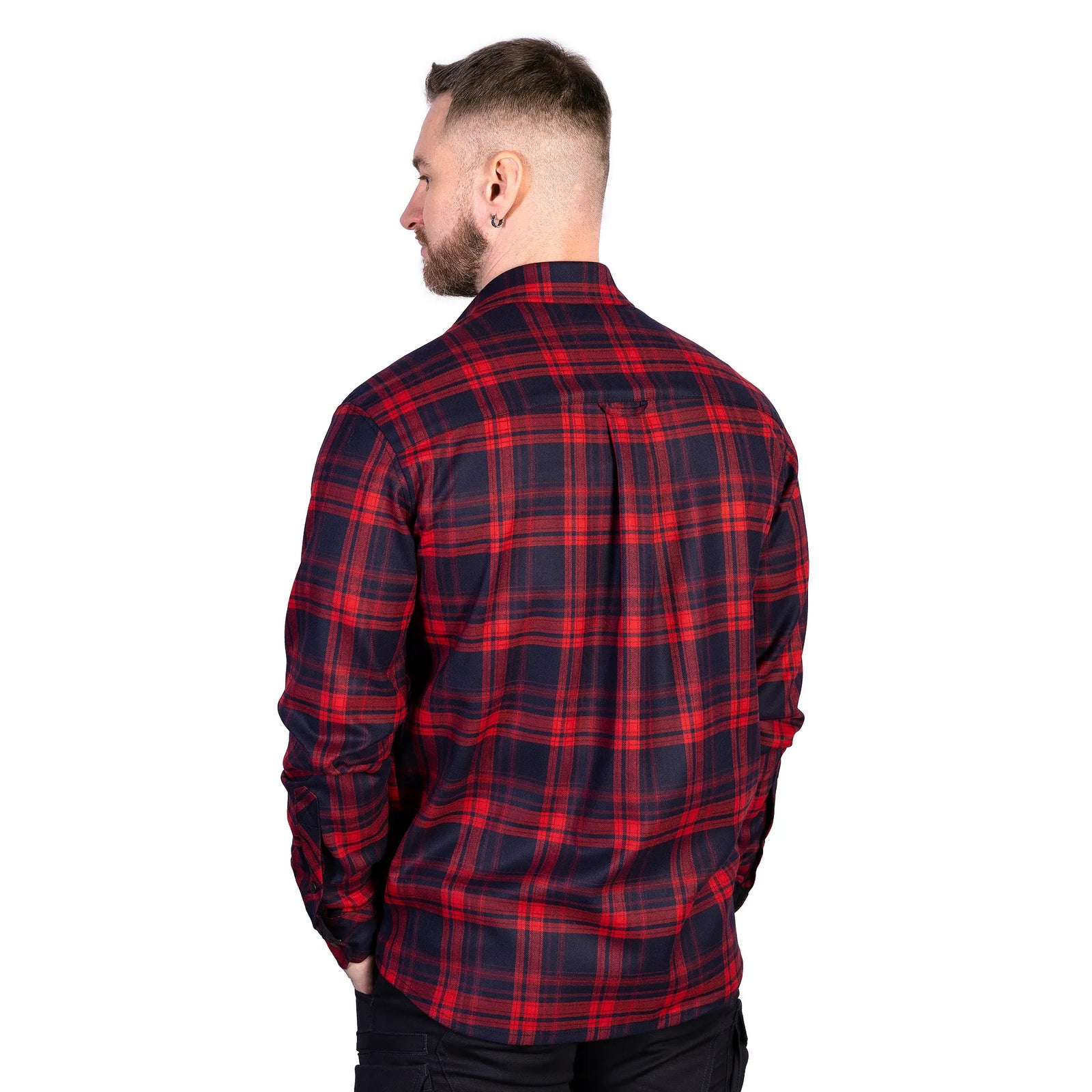 "Bureviy" Shirt Red/Navy
