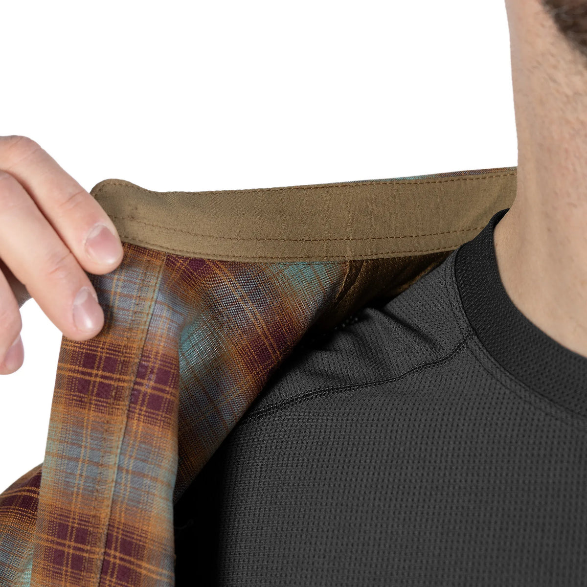 "Legit" Shirt Blue/Brown