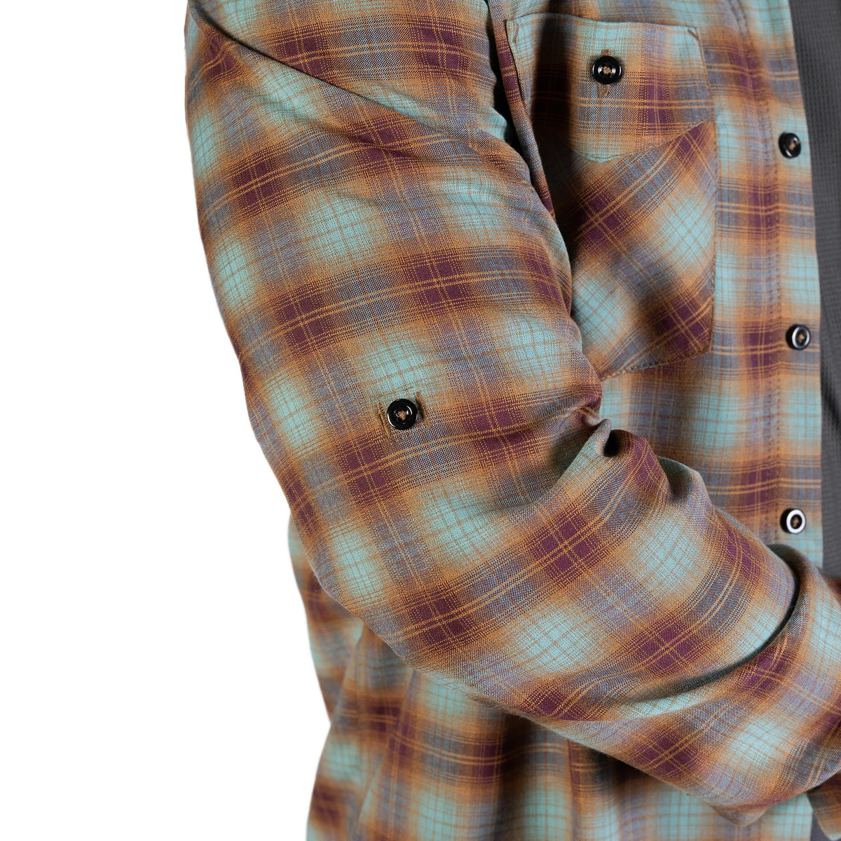 "Legit" Shirt Blue/Brown