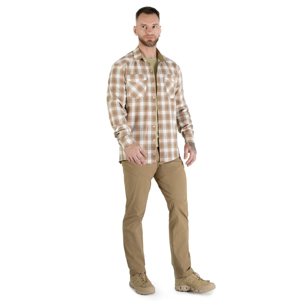 "Legit" Shirt Sand/White