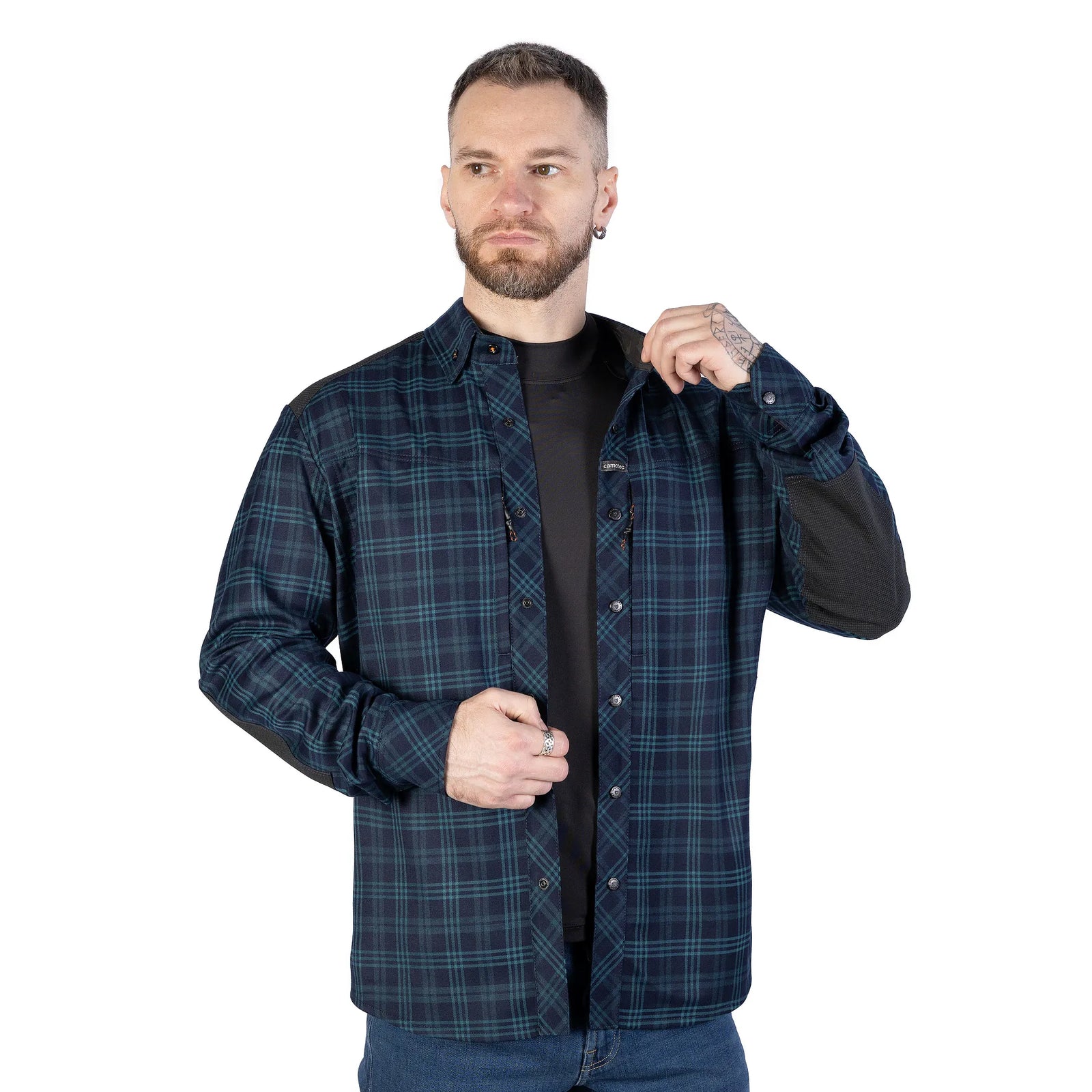 Tactical Shirt "Typhoon" Teal/Navy