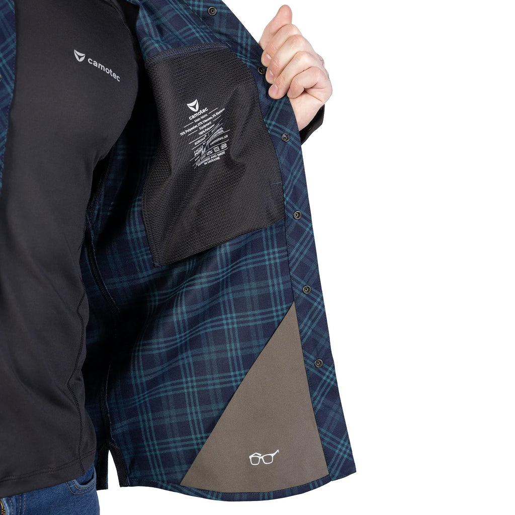 Tactical Shirt "Typhoon" Teal/Navy