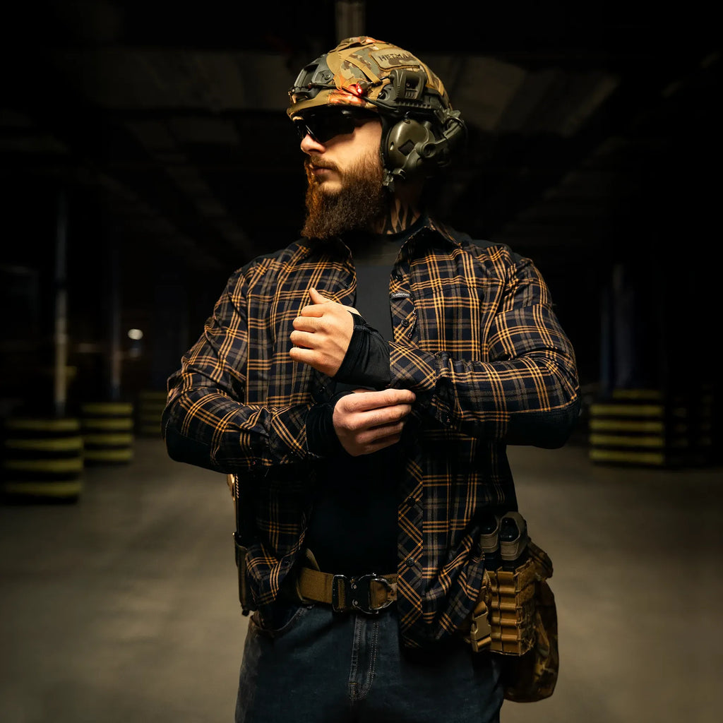 Tactical "Typhoon" Shirt Orange/Navy