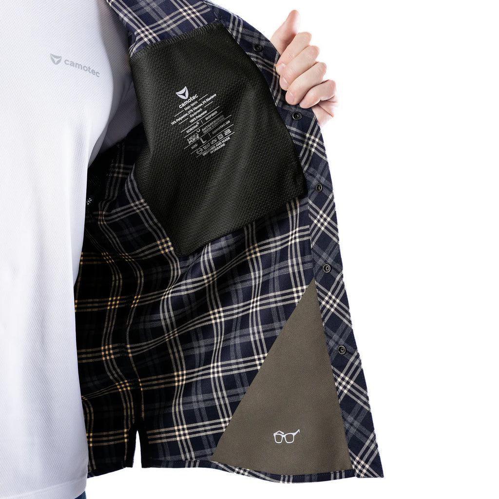 Tactical "Typhoon" Shirt Navy/White