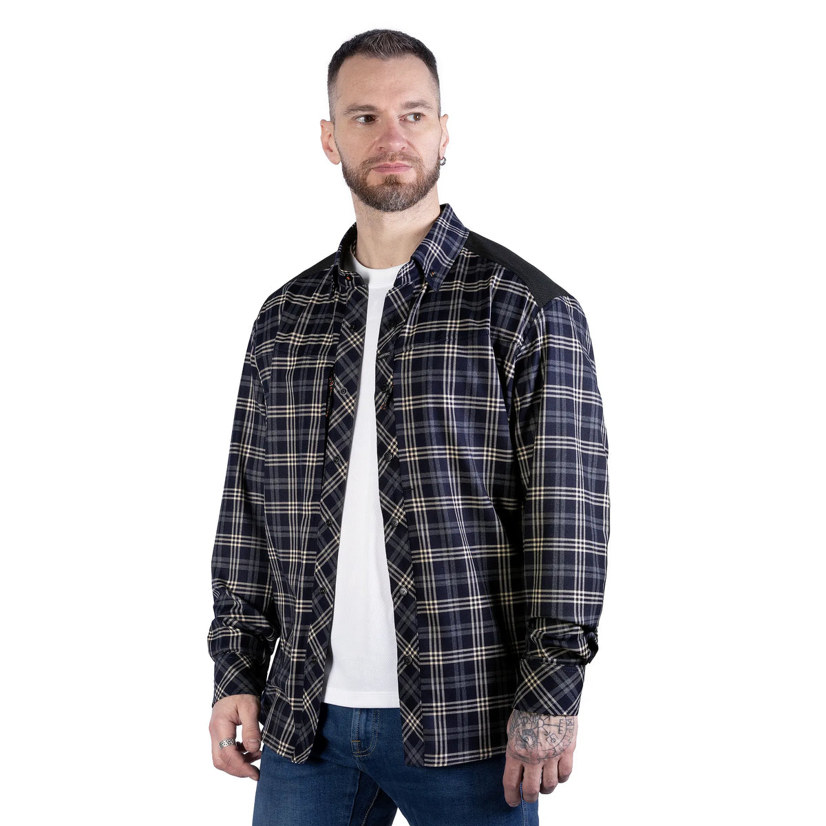 Tactical "Typhoon" Shirt Navy/White